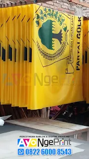 cetak-sablon-bendera-partai-golkar