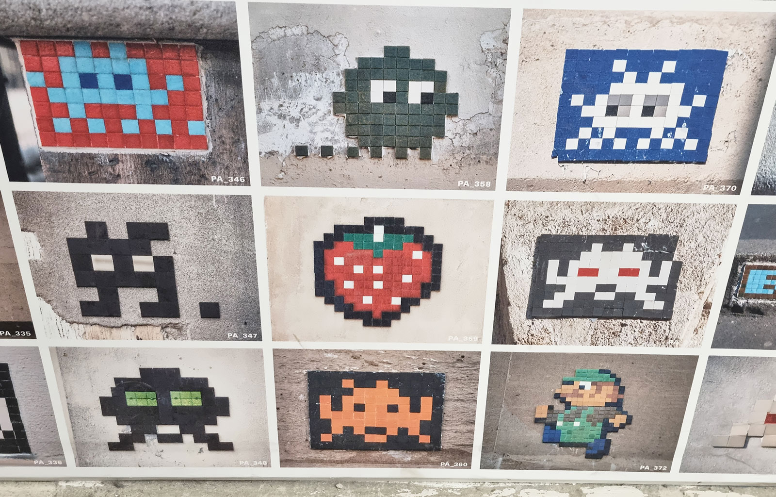 Exposition Invader mosaïques Paris