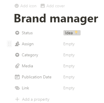 brand manager blog idea