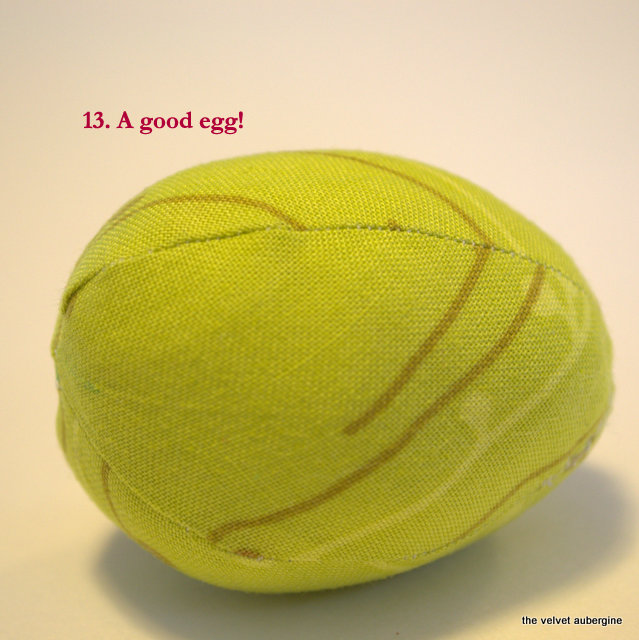 Fabric Eggs - Pattern and Tutorial