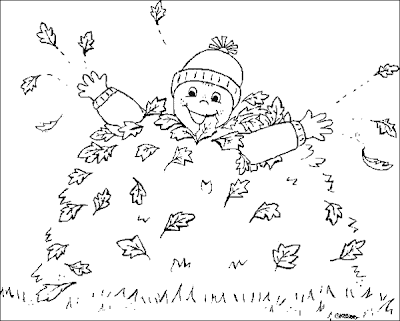 Autumn Coloring Pages on Fall Coloring Pages Collection 2010