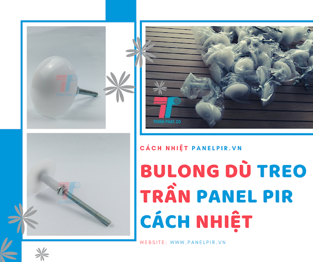 bulong dù treo trần panel pir