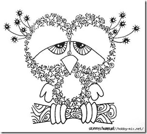 dibujos de buhod en blanco y negro (31)
