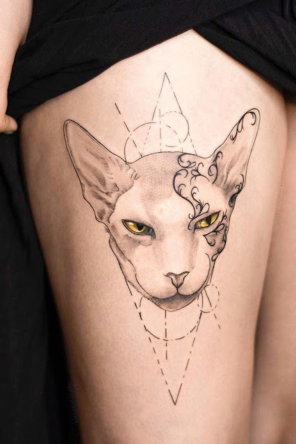 30 tatuagens geométricas de animais para deixar vocês inspiradas