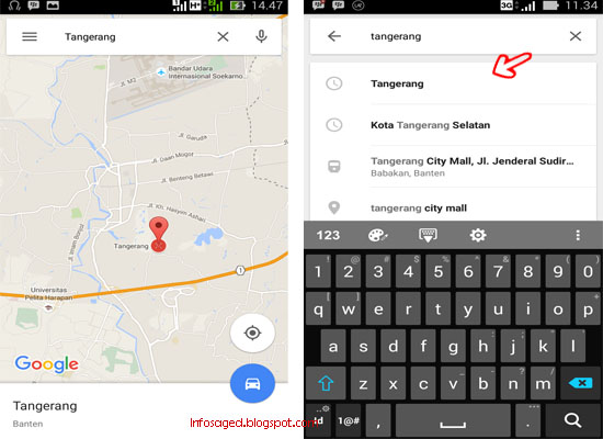 cara menggunakan google map offline di android