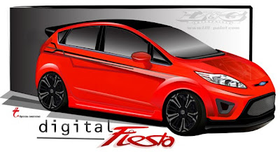 2011 SEMA Ford Fiestas