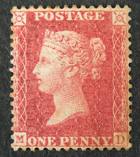 Penny Red Perforated
