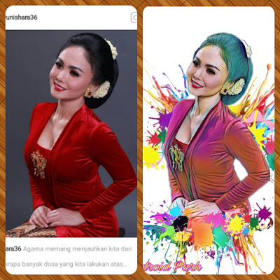 Cara Membuat  Effect Rainbow Splash Color [ PiscArt ]