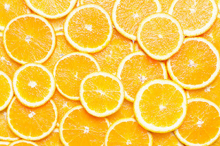 Textura naranja fruta