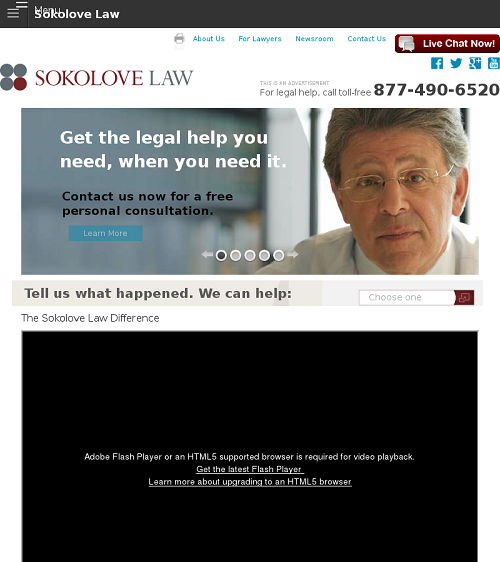 About Sokolove Law Office