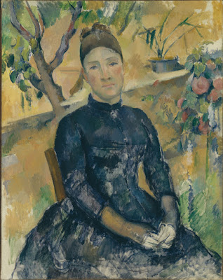  Paul Cezanne -Madame Cezanne,1891. 