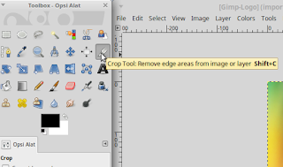 Cara Crop Gambar Menggunakan GIMP