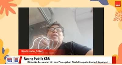 Ibu Sierli Natari Wasor TB dan Kusta dari Dinkes Makassar