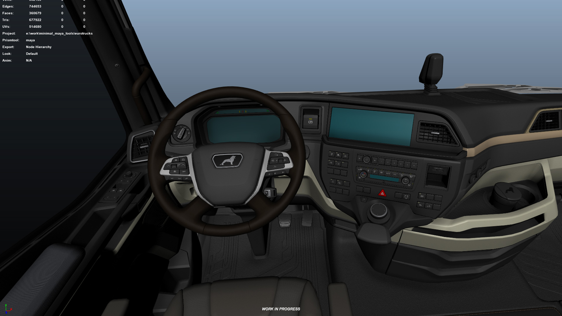 SCS Software's blog: New MAN TGX In The Making