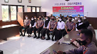 Salah Satu Persyaratan Bagi Anggota Polri Sebelum Menikah, Sebanyak 4 Orang Personil Polres Soppeng Ikuti Sidang Pra Nikah