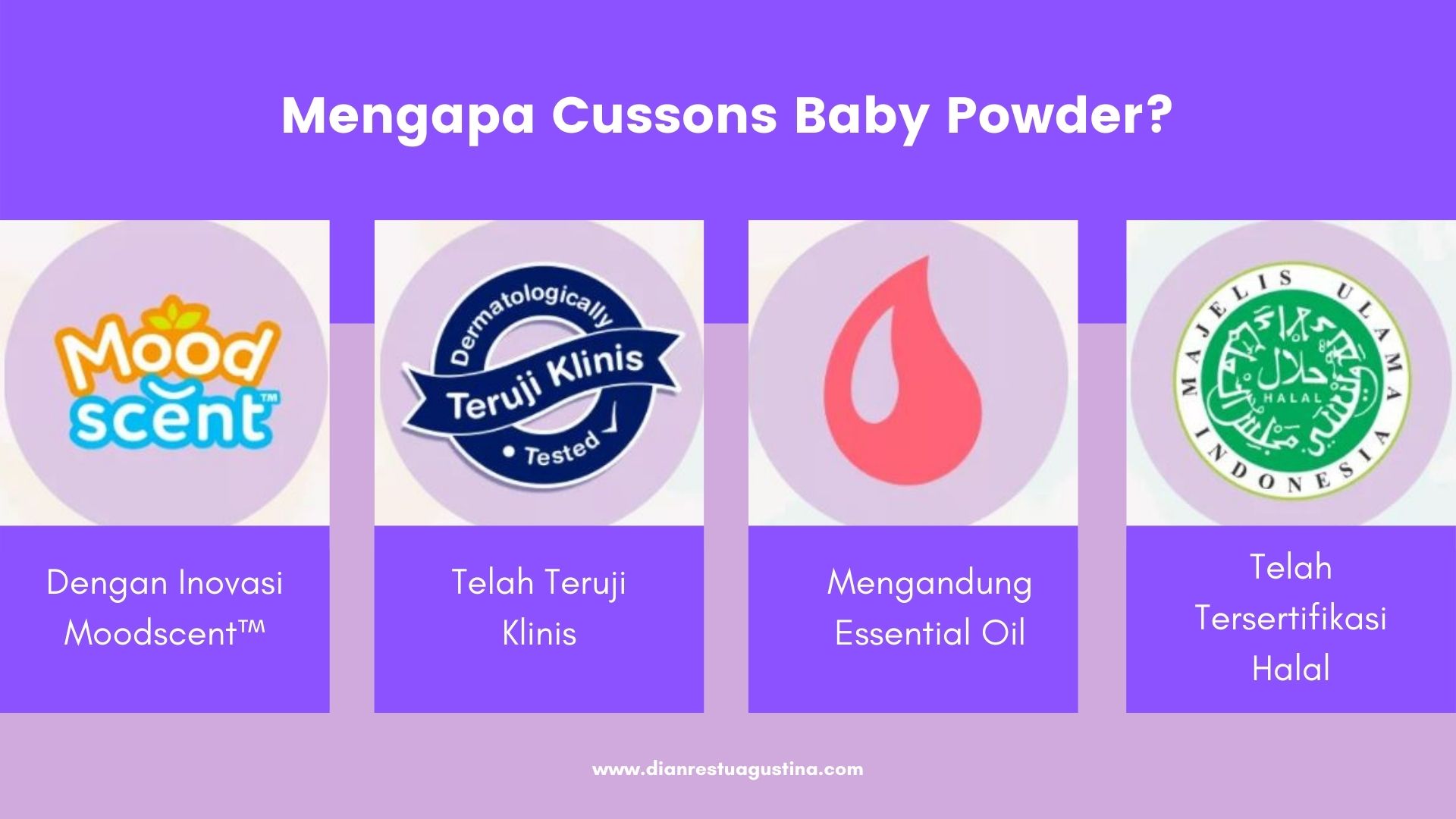 Mengapa Cussons Baby Powder?