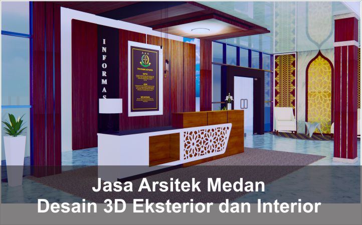 Jasa desain 3D rendering Kota Medan