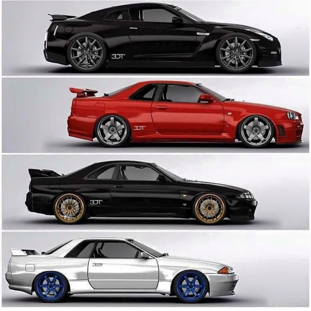 evolução nissan skyline