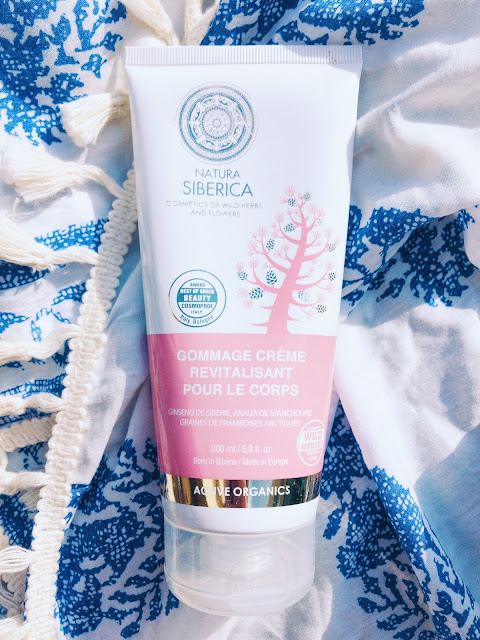 natura siberica gommage creme revitalisant corps natura siberica packaging soin nature russe