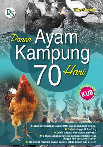 Buku Peternakan : Panen Ayam Kampung 70 Hari