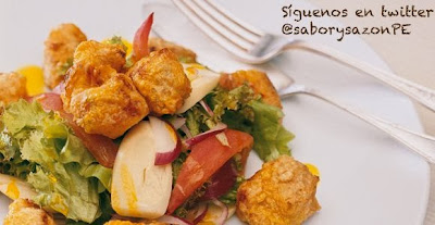 COMIDA DE LA SELVA PERUANA - ENSALADA DE PAICHE http://saborysazon.blogspot.com