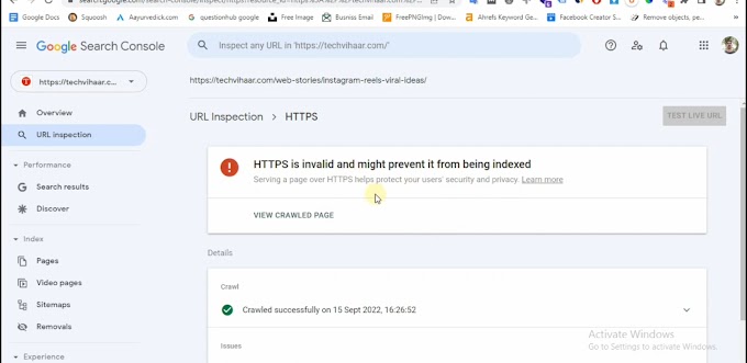 HTTPS is invalid and might prevent it from being indexed 