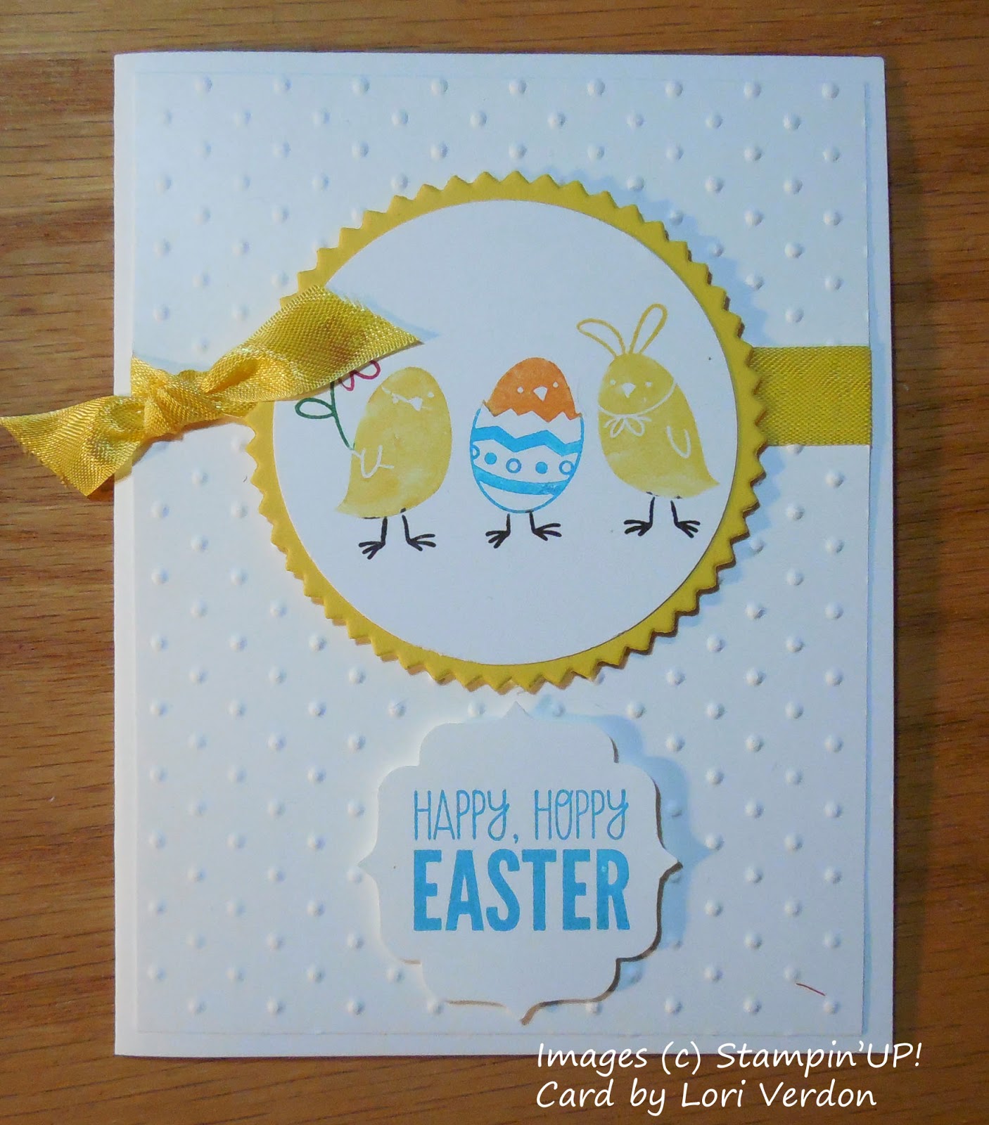 Easter Card made with Stampin'UP!'s For Peep's Sake