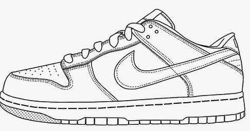 nike shoes coloring page kids coloring page fashions