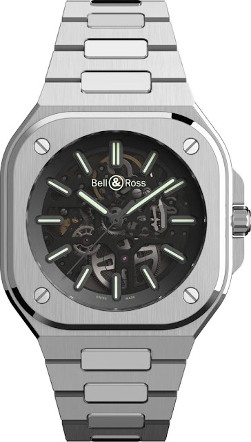2021 Nuevo Bell & Ross BR 05 Skeleton NightLum Réplica de reloj de 40 mm a bajo precio