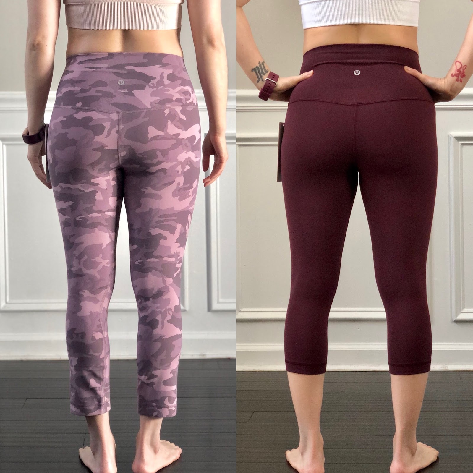 FIT REVIEW! ALIGN CROP HIGH RISE 17 VS. ALIGN CROP 21 AND HOTTY