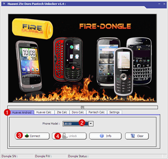 Huawei-Zte-Doro-Pantech-Unlocker