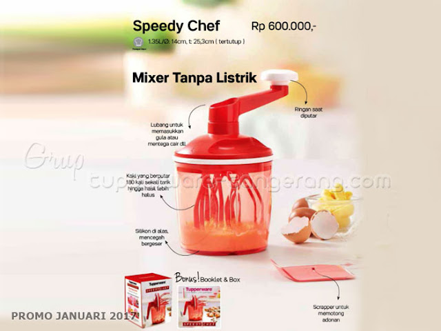 Speedy Chef Promo Tupperware Januari 2017