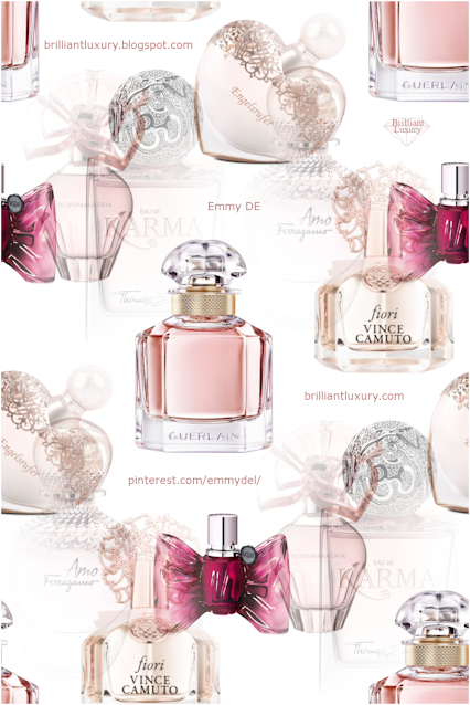♦Beautiful Perfumes in Pink Bottles #fragrance #pink #brilliantluxury
