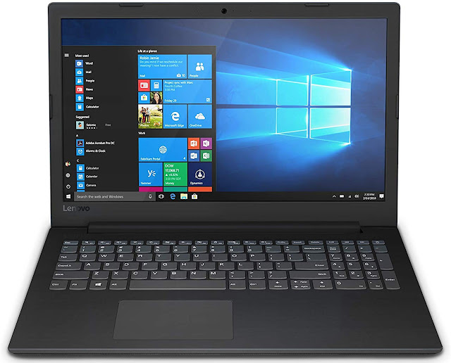 Lenovo V145-AMD-A6 15.6 inch HD Thin and Light Laptop (4GB RAM/ 500GB HDD/ Windows 10 Home with Lifetime Validity/ Black/ 2.1 kg), 81MT004BIH