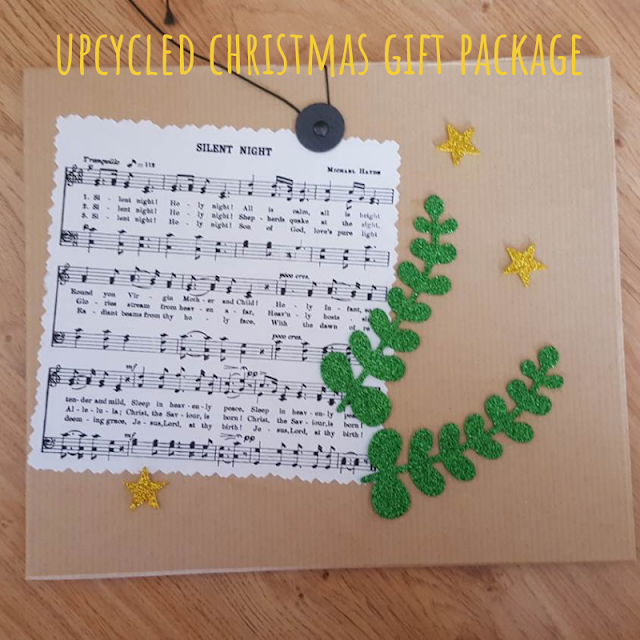 Christmas in July: upcycled Christmas gift package