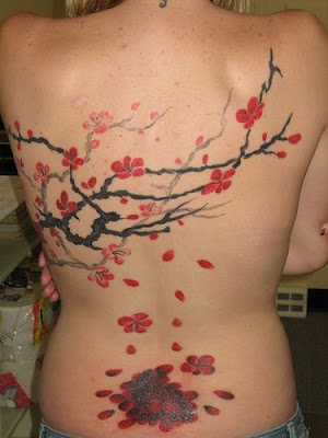 Cherry Blossom Flower Tattoo