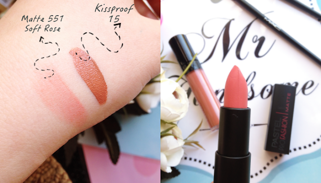 Pastel  Day Long Lipcolor Kissproof 15 | Pastel Profashion Matte Lipstick - 551 Soft Rose