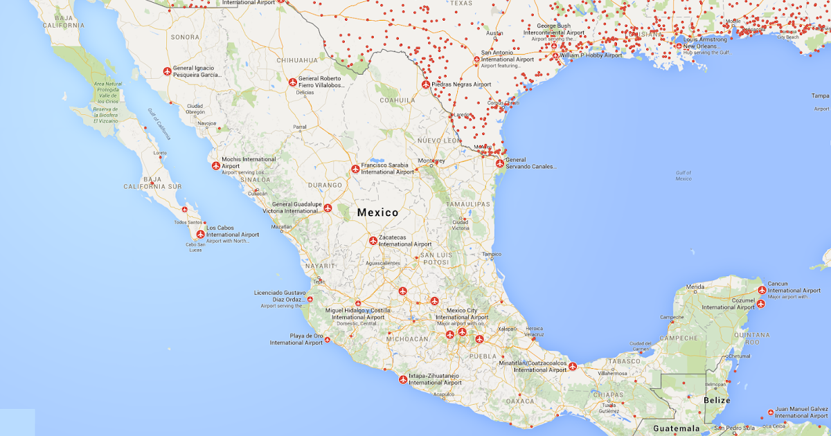 airports in mexico map Flightradar24 Mexico Airports Plane Flight Tracker airports in mexico map
