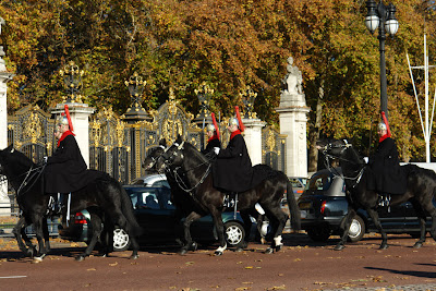 Another view of the marching contingent in front of Green Park