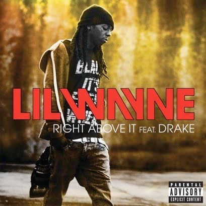lil wayne right above it album cover
