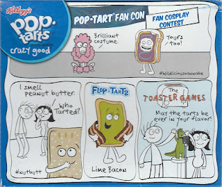 Back of Kellogg's Spookylicious Frosted Chocolate Fudge Pop-Tarts box