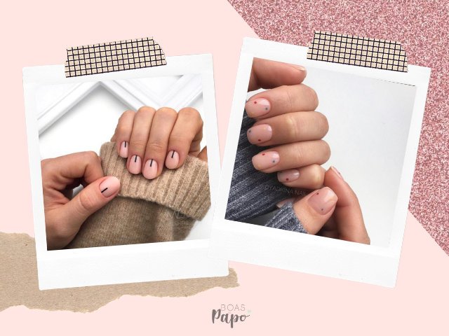 Nail Arts para quem não sabe pintar unha - INSPIRAÇÕES