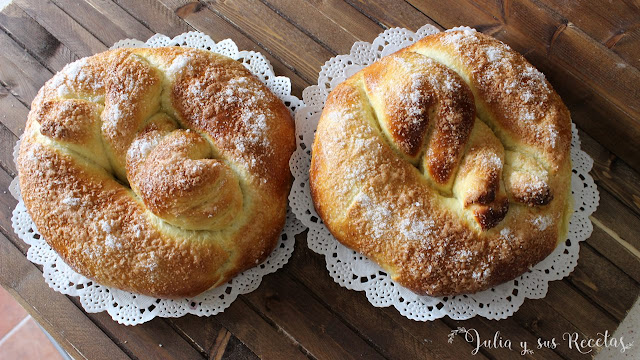 Lluecas, dulce típico de Mota del Cuervo. Julia y sus recetas