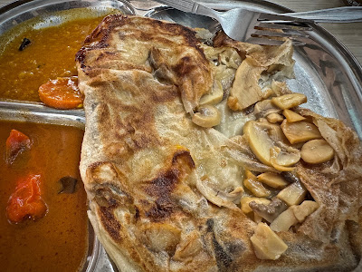 Al Mubin Restaurant, honey mushroom prata