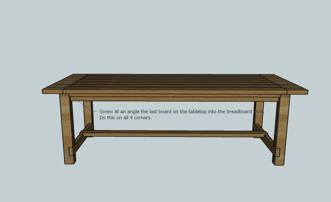 FARMHOUSE TABLE PLANS « Floor Plans