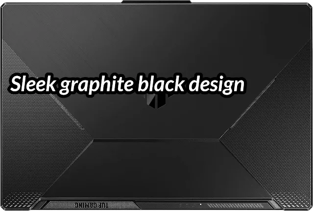 Sleek graphite black design