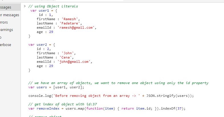 34 Remove Element From Array Javascript By Index