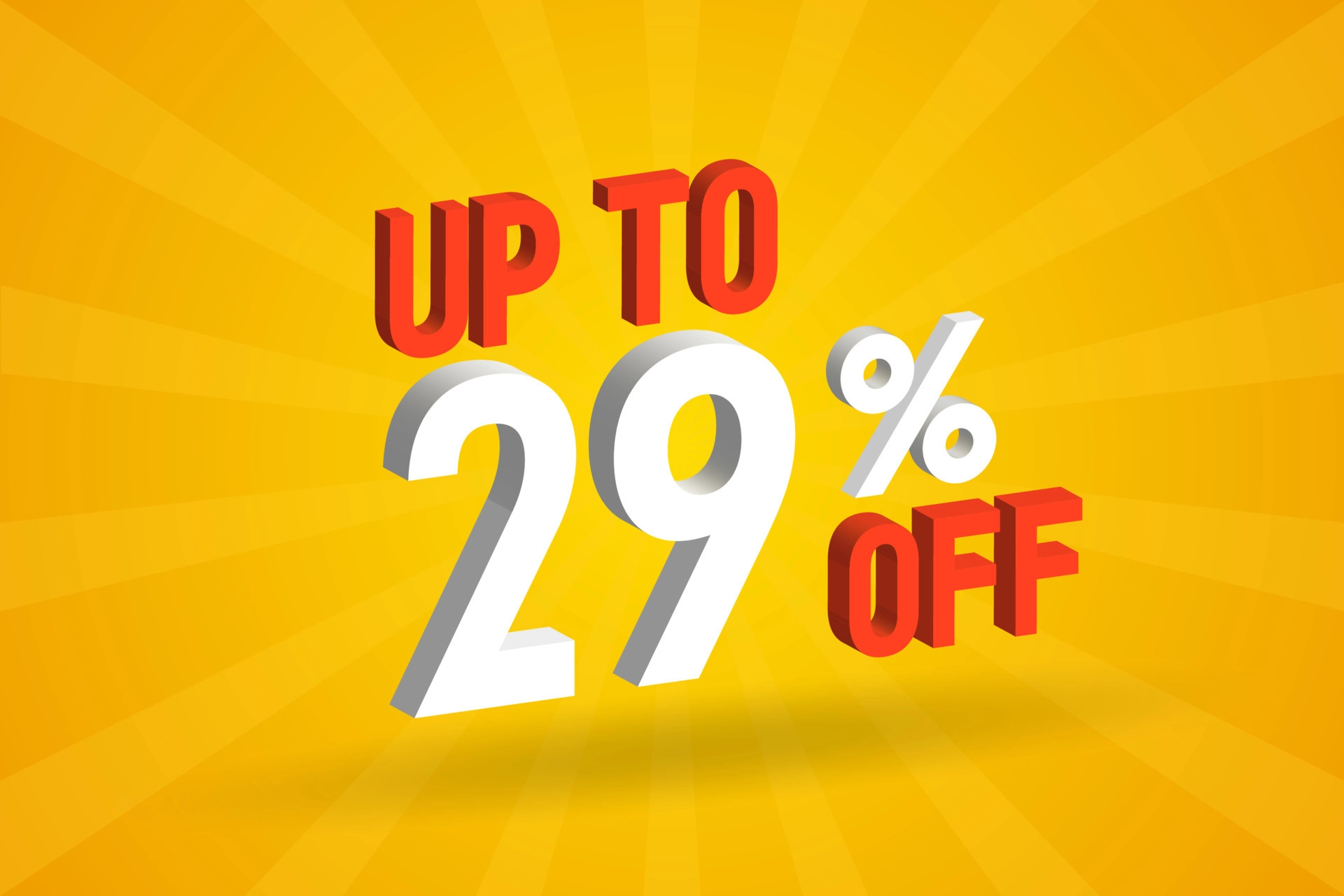 Up to 29 Percent or 29% Off Image