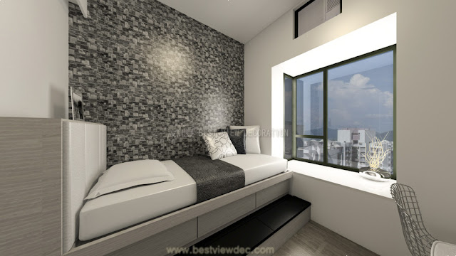 東港城睡房室內設計，計EAST POINT CITY bedroom interior design