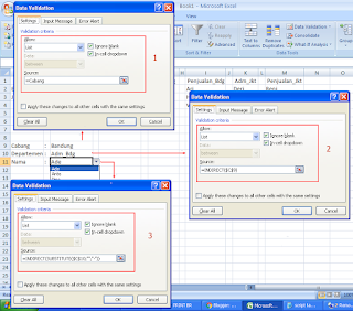 mengisi data validation